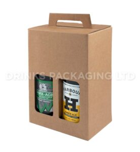 Four Bottle Beer Box (Beers not included)