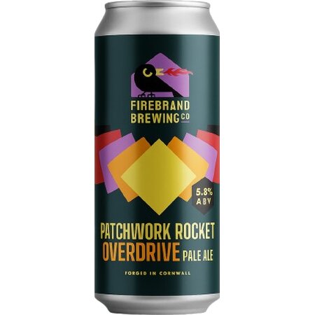 Firebrand Brewery - Patchwork Rocket Overdrive Pale Ale (44cl) (Cans) (Gluten Free)
