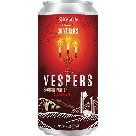 Abbeydale Brewery - Vespers English Porter (Cans)(44cl)(Gluten Free)