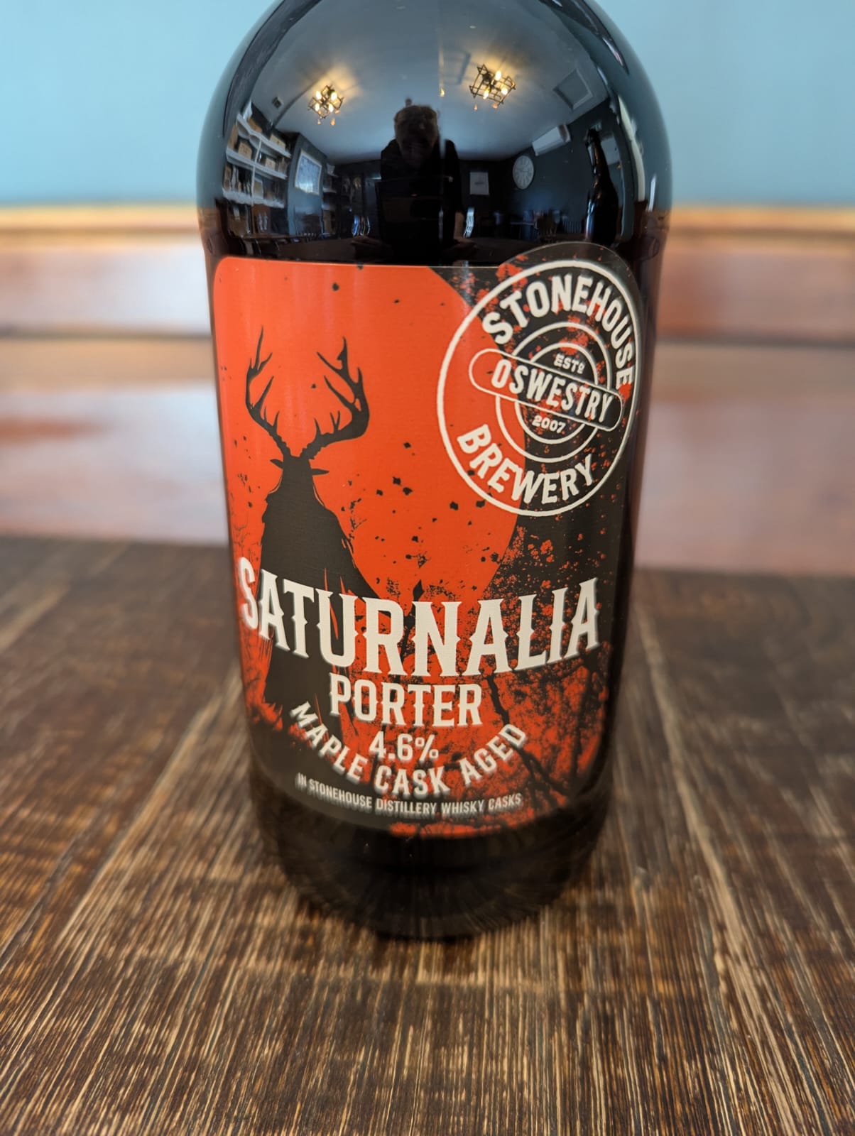 Stonehouse Brewery - Saturnalia Maple Cask Aged Porter (50cl)