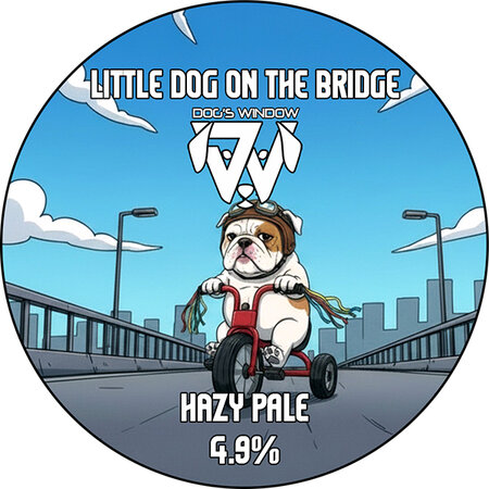 Dog's Window Brewery - Little Dog On The Bridge Hazy Pale Ale (44cl) (Cans)(Gluten Free)