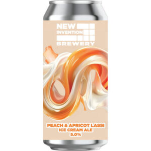 New Invention Brewery - Peach & Apricot Lassi Ice Cream Pale Ale (Cans) (44cl)