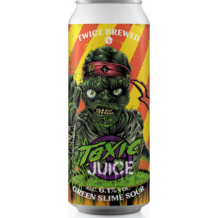Twice Brewed - Toxic Juice Green Slime Sour (Cans) (44cl)
