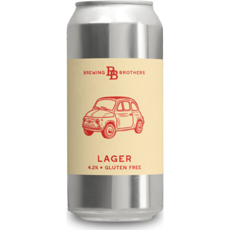 Brewing Brothers Brewery - Lager (44cl) (Cans)(Gluten Free)