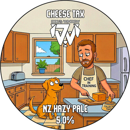 Dog's Window Brewery - Cheese Tax New Zealand Hazy Pale Ale (44cl) (Cans)(Gluten Free)
