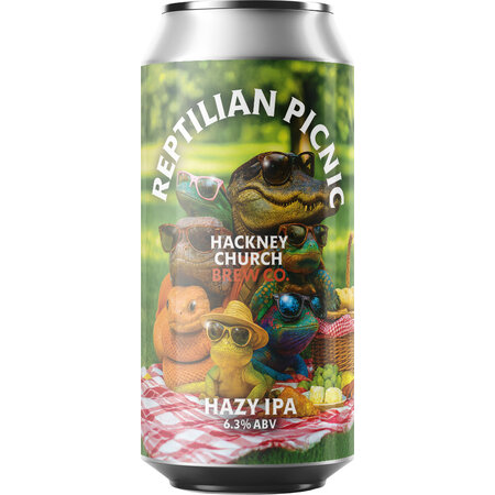 Hackney Church Brew Co - Reptilian Picnic Hazy IPA (Cans) (44cl)