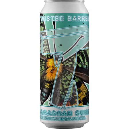 Twisted Barrel - Madagascan Sunset Vienna Lager (Cans) (44cl)(Gluten Free)