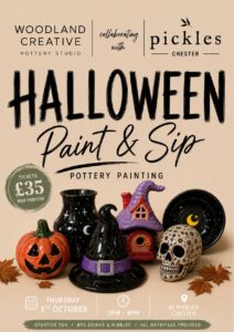 Pottery Painting with Woodland Creative