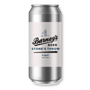 Barney's Beer - Stone's Throw Lager (44cl) (Cans)(Gluten Free)