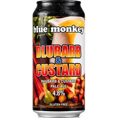 Blue Monkey Brewing - Blubarb & Custard Pale Ale (Cans) (44cl) (Gluten Free)
