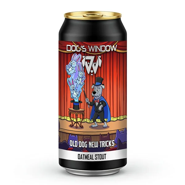 Dog's Window Brewery - Old Dog New Tricks Oatmeal Stout (44cl) (Cans)(Gluten Free)