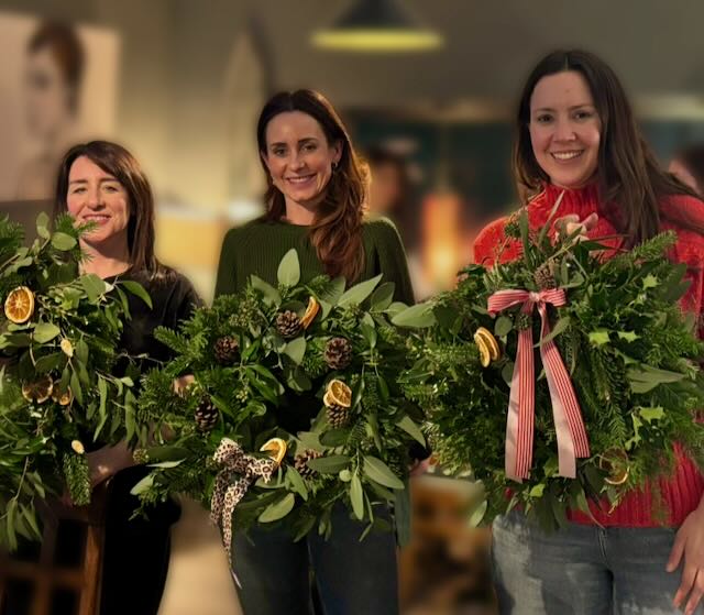 Festive Wreath Workshop with Three Sisters Flower Farm