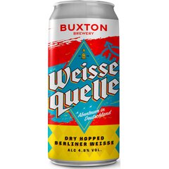 Buxton Brewery - Weisse Quelle Dry Hopped Berliner Weisse (Cans) (44cl)