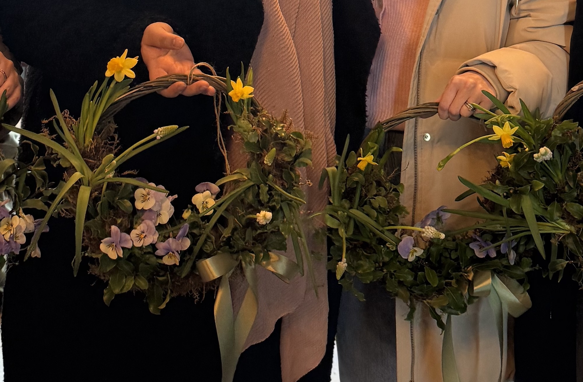 Easter Wreath Workshop Afternoon with Three Sisters Flower Farm
